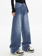 Dark Wash Vintage Baggy Boyfriend Jeans