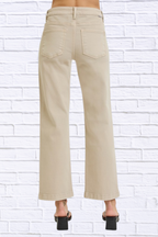 RISEN Full Size Tummy Control Mid Rise Ankle Straight Jeans Plus Size