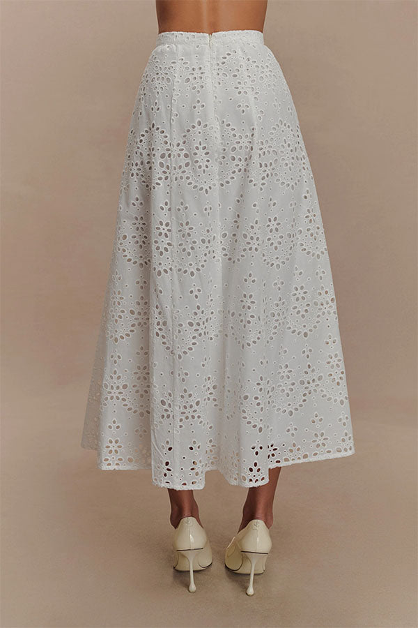 Marina Elegant Broderie Anglaise Set