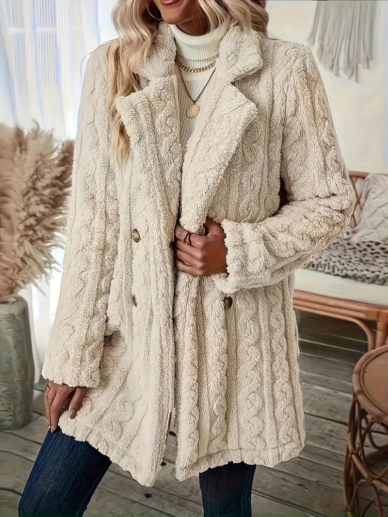 | Soft thermal coat with long sleeves