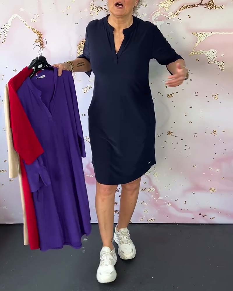 Ruth Exclusive V Neck Dress Evening Wear Edit