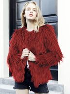 Faux Fur Coat Winter Short Eco-friendly Fur Coat For Women 2026