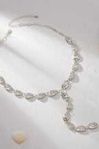 Fashion Irregular Baroque Style Teardrop-shaped Pendant Necklace