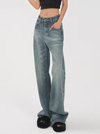 Vintage Straight Wide Leg Jeans