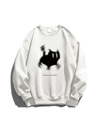 American Retro Kitten Round Neck Sweaters