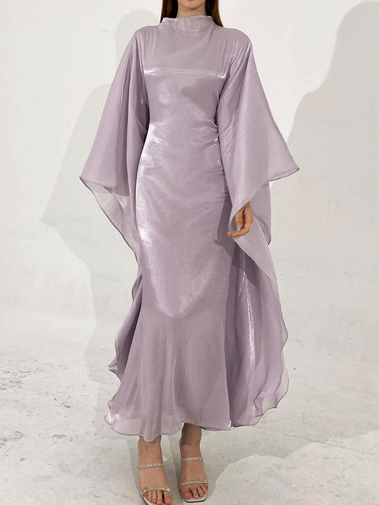 Stylish Swing  Solid Color Maxi Dress