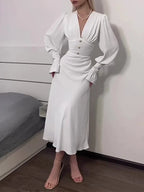 V-Neck Slim Sexy Dress
