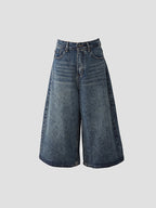 American Vintage Loose Denim Shorts