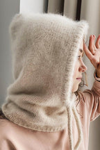 Stylish and Warm Neck Warmer One-piece Knitted Wool Hat