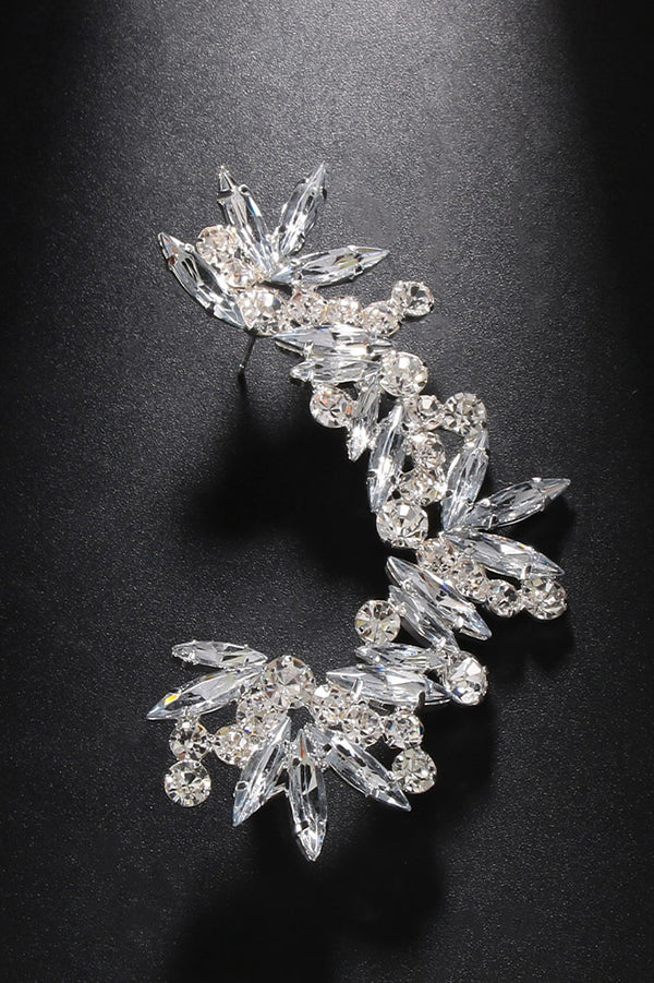 Non-pierced Rhinestone Clip-on Earrings