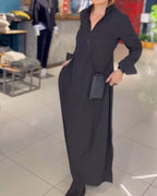 Ruth Effortless Long Dress Premium Wardrobe Essential