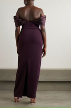 Solid color satin stitching dress