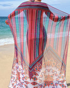 | Bikini Set with Tie-Dye Scarf