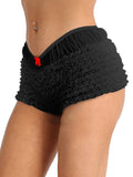 Lace Fungus Bow Decor Shorts
