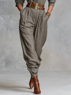 | Linen-Cotton Jumpsuit