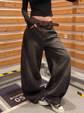 Gradient Leopard Print Boyfriend Jeans