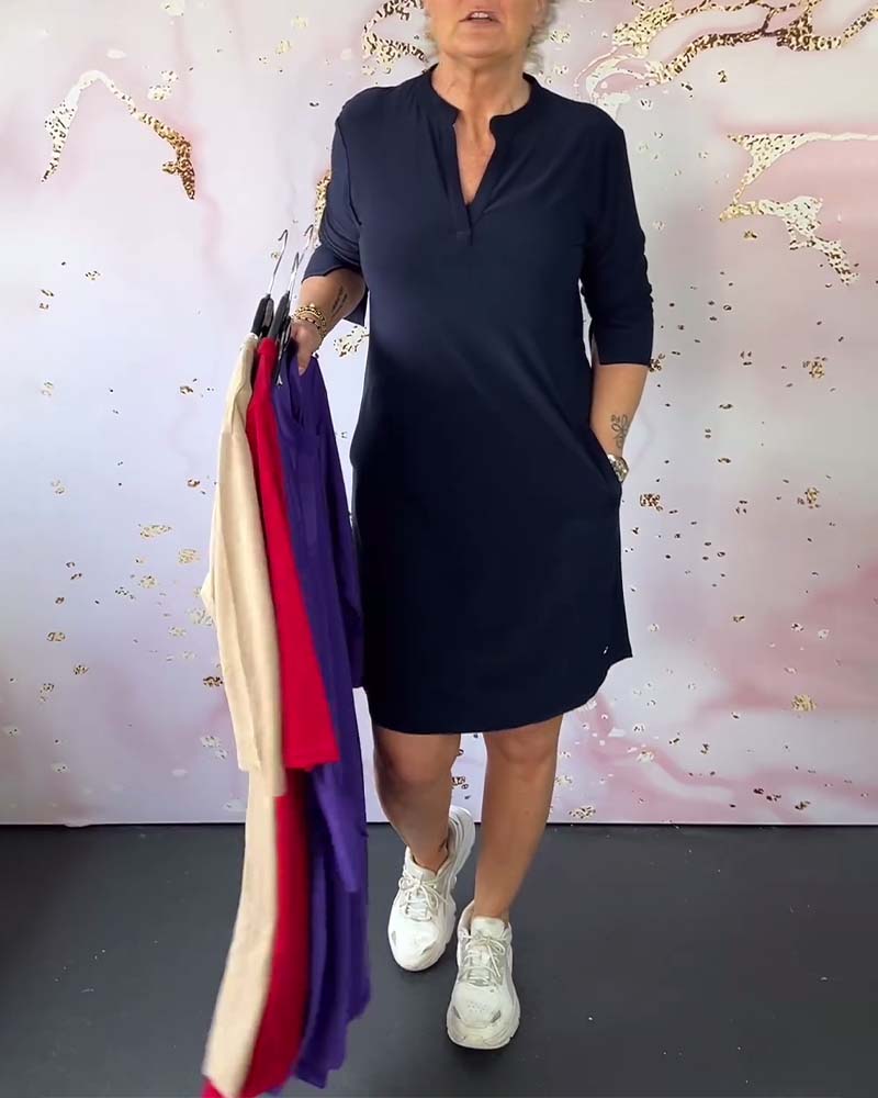 Ruth Exclusive V Neck Dress Evening Wear Edit