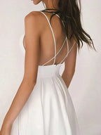 Rita Effortless V Neck Dress Statement Occasion Edit