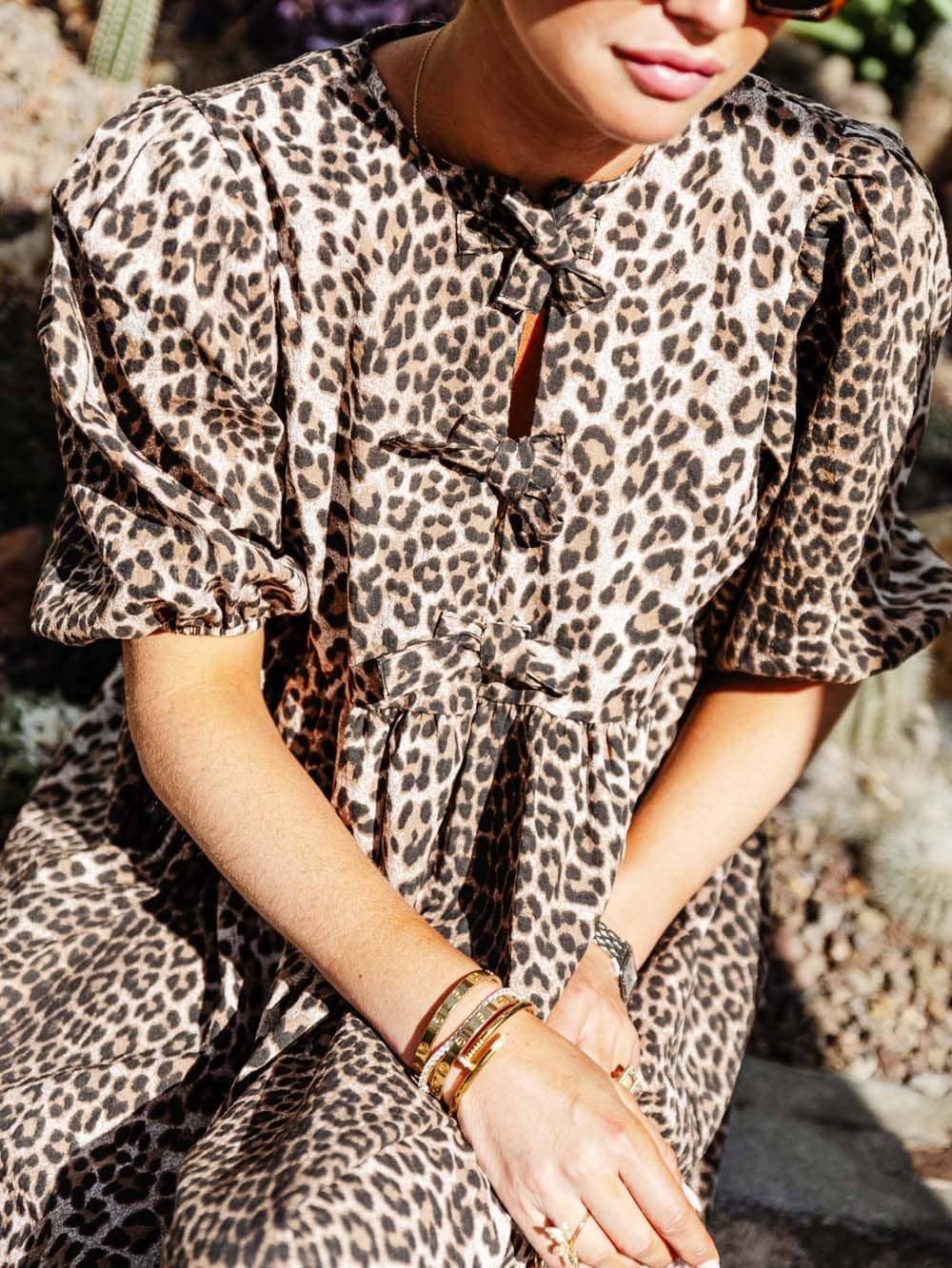 Alessandra Timeless Leopard Dress Everyday Luxe Edit