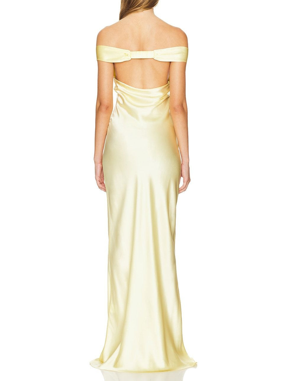 Mermaid Satin Off-shoulder Long Dress