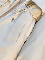 Parka With Fur Collar Drawstring Waist Pocket Casual Cotton-padded Jackets/down Jackets