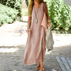 Judith Minimalist Summer Dress Elevated Occasion Wear