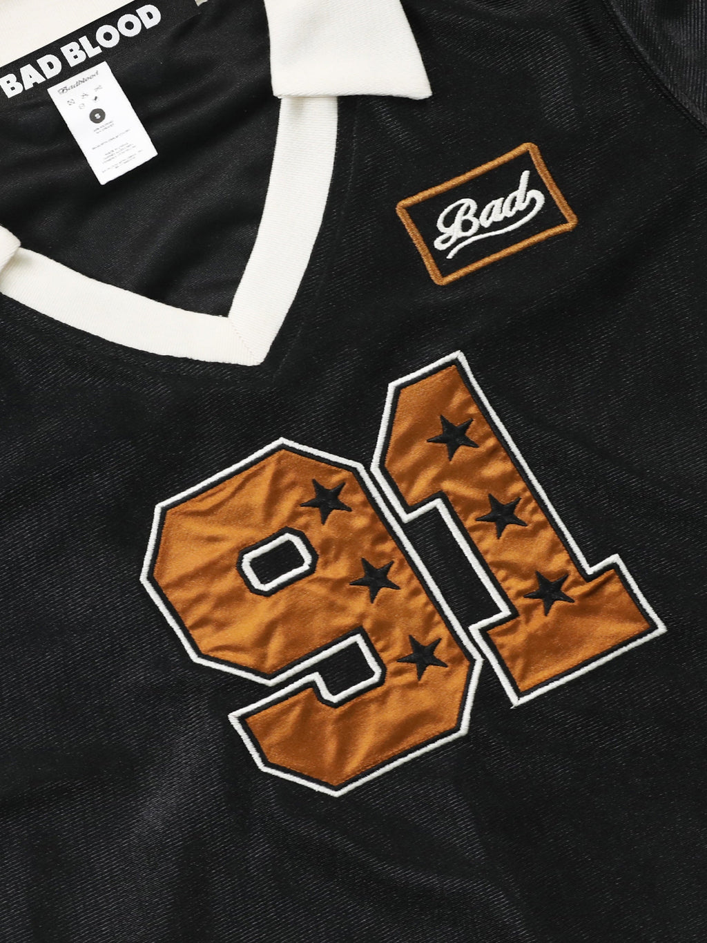 BADBLOOD Slim-fit Football Jersey T-shirts