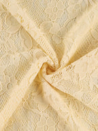 Vintage Lace Casual Pants