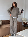 Refined Zip Collar Lounge Set