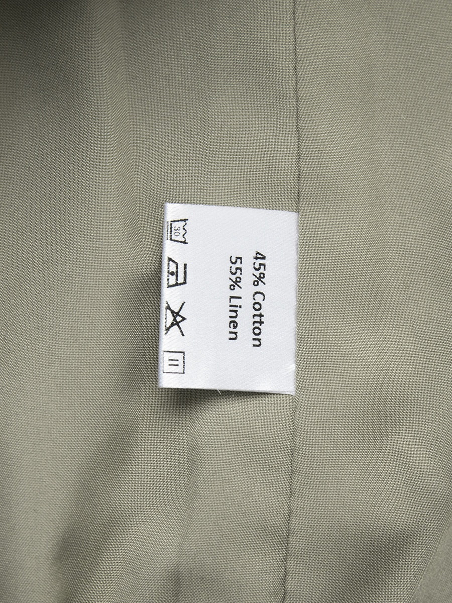 Flax Cotton Crew Neck Vest Jacket Loose-fit Short Skirt Set 2-piece Sets