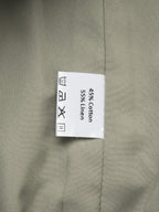 Flax Cotton Crew Neck Vest Jacket Loose-fit Short Skirt Set 2-piece Sets