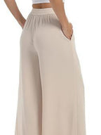 Leisure Chiffon Wide-leg Pants Loose-fit Pants