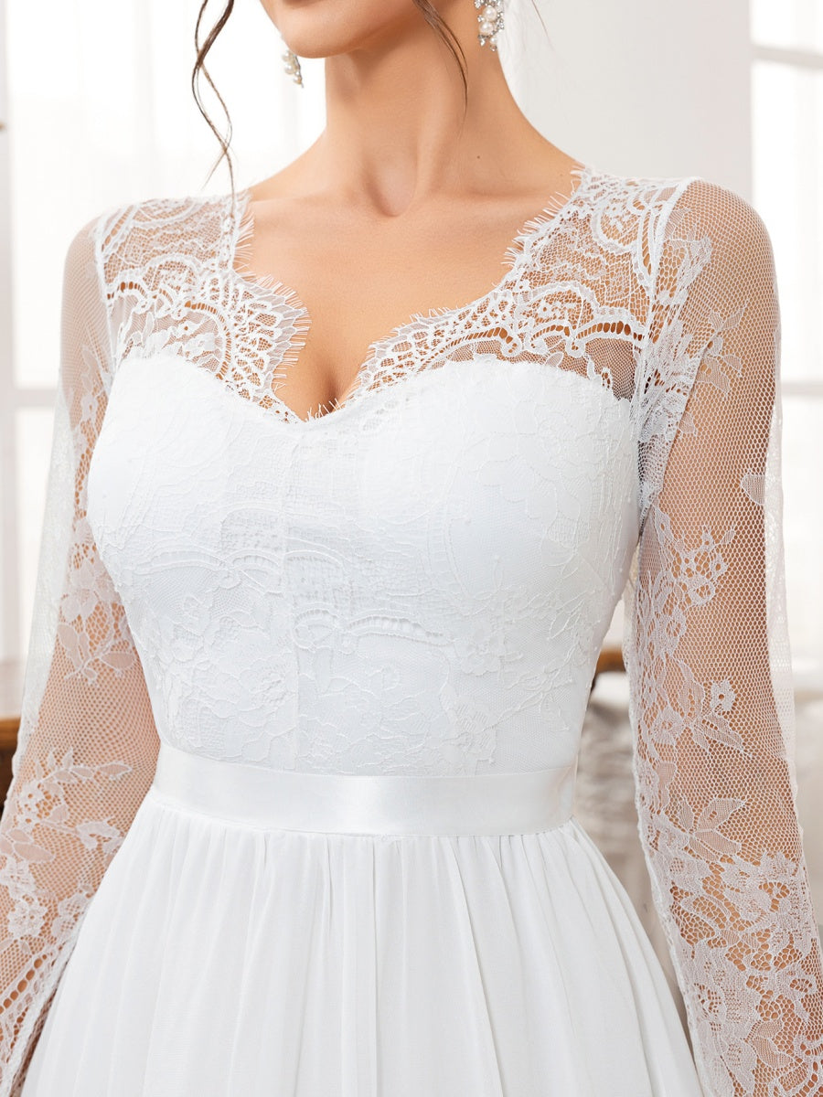 Lace Wedding Dress Formal Dress Maxi Dresses