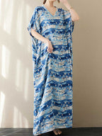Desired Season Tie-Dye Kaftan Dress