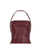 Adjustable Personalised Leather Halter Vest