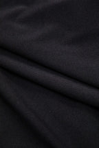 Contrast Metallic Button Short-Sleeve Shirt And Wide Leg Trousers Set