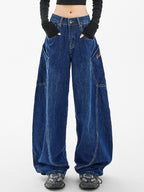 Machete O Shaped Baggy Cargo Jeans