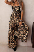 Electra Cheetah Wide-Leg Jumpsuit
