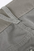 Vintage Gray Loose-Fit Cargo Pant