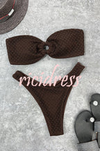 | Bandeau Bikini with Ring Neckline