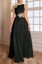 Black Sleeveless Bodycon Maxi Dress