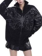 Turtleneck Zipper Sweater Cardigan