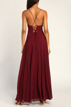 Halter Backless Maxi Dress
