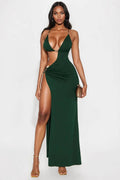 Sexy Strappy Bodycon Split Party Dress