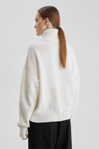Cozy Half Zip Knit Sweater