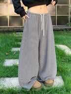 Stripe Star Print Sweatpants