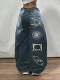European American Street Hip-Hop Boyfriend Jeans