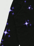Star Print Oversized Hoodie