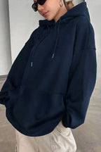 Casual Leopard Star Print Hoodie