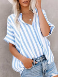 Jenny Chic Striped Dress Shirt Elevated Occasion Wear